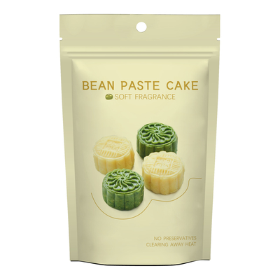 Cookies Packaging Stand Up Mylar Bags With Zipper Tear Notch Food Grade