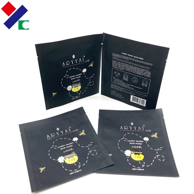 Cosmetic Products Facial Mask Packaging Bag Aluminum Foil Lining Inside