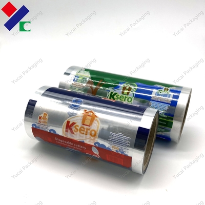 Kurabiye Plastik Pet Alüminyum Folyo Film İçin Basılmış Özel Gıda Ambalajı Lamine Rulo Film